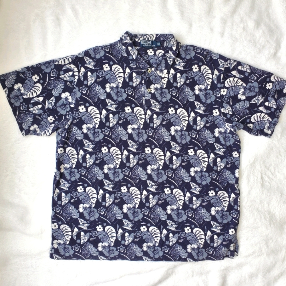 Mens Polo Ralph Lauren Hawaiian Shirt Size XXL
